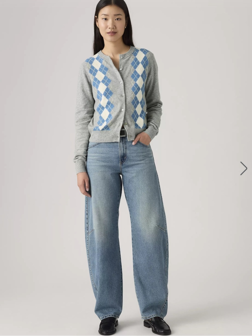 Levi’s baggy, dad barrel jeans women’s medium wash size 31